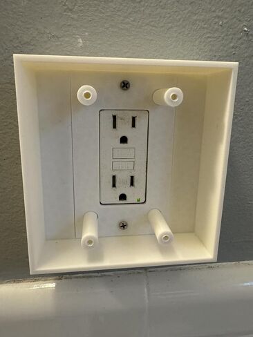 Electrical Outlet Wall Mount for Ring Alarm Keypad - 3D Printed (Keypad Not Included) in Saudi Arabia