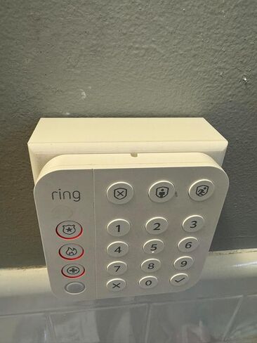 Electrical Outlet Wall Mount for Ring Alarm Keypad - 3D Printed (Keypad Not Included) in Saudi Arabia