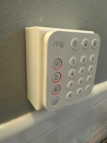 Electrical Outlet Wall Mount for Ring Alarm Keypad - 3D Printed (Keypad Not Included) in Saudi Arabia