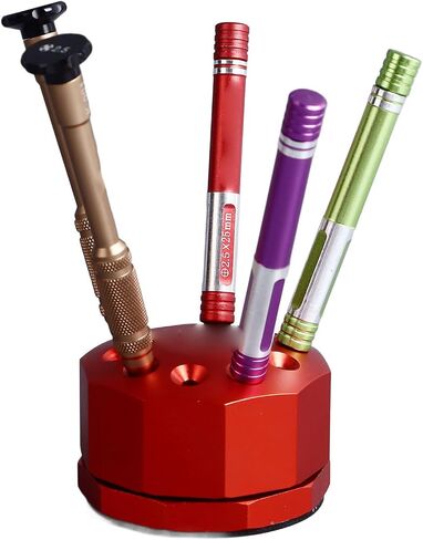Rotatable Screwdriver Storage Rack, Organizer Holder for Repair Work,Gift, Non Slip, Space Saving Design in Saudi Arabia