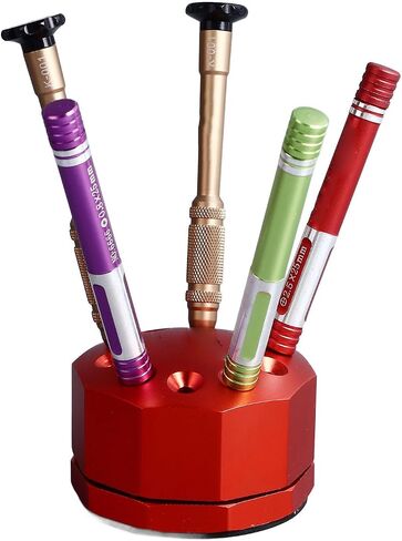 Rotatable Screwdriver Storage Rack, Organizer Holder for Repair Work,Gift, Non Slip, Space Saving Design in Saudi Arabia