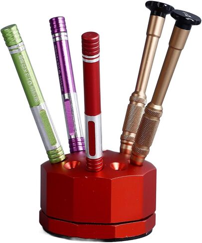 Rotatable Screwdriver Storage Rack, Organizer Holder for Repair Work,Gift, Non Slip, Space Saving Design in Saudi Arabia