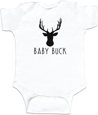 Baby Buck Deer Hunting Funny Baby Boy Bodysuit Infant in Saudi Arabia