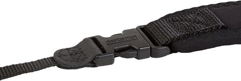 OP/TECH USA Utility Strap 3/8" – Padded Camera Strap with Quick Release for DSLR, Binoculars, Polaroid & Film Cameras – Lightweight, Vintage Style – Black - Made in USA in Saudi Arabia