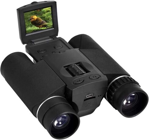 Telescopes for Adults Astronomy, High Power Binoculars Monocular DB618B 10X25 Zoom 10mm Objective Lens HD 1280x960P 1.5 inch LCD Screen Binocular Monocular Digital Camera in Saudi Arabia