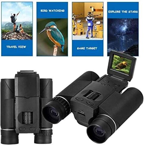 Telescopes for Adults Astronomy, High Power Binoculars Monocular DB618B 10X25 Zoom 10mm Objective Lens HD 1280x960P 1.5 inch LCD Screen Binocular Monocular Digital Camera in Saudi Arabia