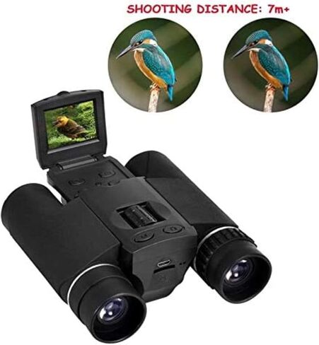 Telescopes for Adults Astronomy, High Power Binoculars Monocular DB618B 10X25 Zoom 10mm Objective Lens HD 1280x960P 1.5 inch LCD Screen Binocular Monocular Digital Camera in Saudi Arabia