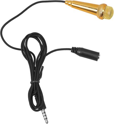 Miniature Mic for Phone Handheld Singing Microphone Recording Phone Mic Professional in Saudi Arabia