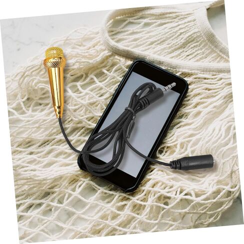 Miniature Mic for Phone Handheld Singing Microphone Recording Phone Mic Professional in Saudi Arabia
