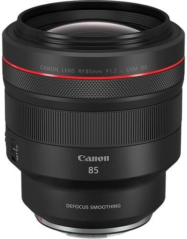 Canon RF 85mm f/1.2 L USM DS Lens | L-Series Portrait Prime with Defocus Smoothing, Bright f/1.2 Aperture & Advanced Optics | for Portraits & Wedding Photography (3450C002) + Shoulder Bag + 64GB Card in Saudi Arabia