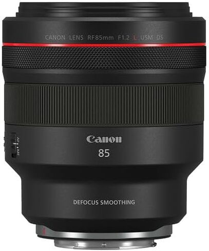 Canon RF 85mm f/1.2 L USM DS Lens | L-Series Portrait Prime with Defocus Smoothing, Bright f/1.2 Aperture & Advanced Optics | for Portraits & Wedding Photography (3450C002) + Shoulder Bag + 64GB Card in Saudi Arabia