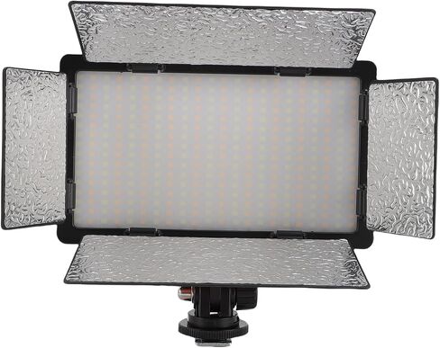 PUSOKEI 30W LED Video Light for NP F750, NP F550, NP F530, NP F970, NP F570, NP F770, NP F960, NP F930/B, NP F950, 352 LED Beads with 97+ CRI, Photography Light Panel in Saudi Arabia