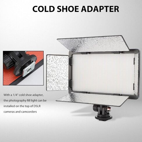 PUSOKEI 30W LED Video Light for NP F750, NP F550, NP F530, NP F970, NP F570, NP F770, NP F960, NP F930/B, NP F950, 352 LED Beads with 97+ CRI, Photography Light Panel in Saudi Arabia
