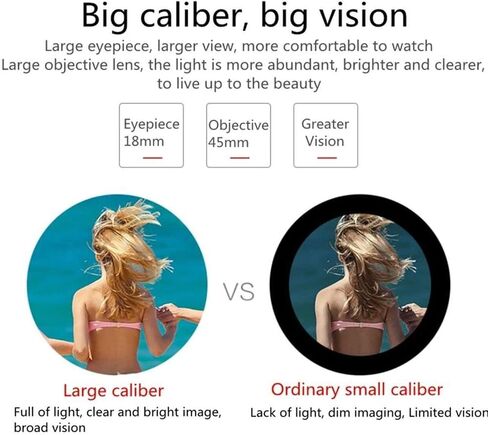 Telescopes for Adults Astronomy, High Power Binoculars 10x25 Kids Mini Folding High Resolution in HD Waterproof Monocular for Outdoor Bird Watching Wildlife Hiking in Saudi Arabia