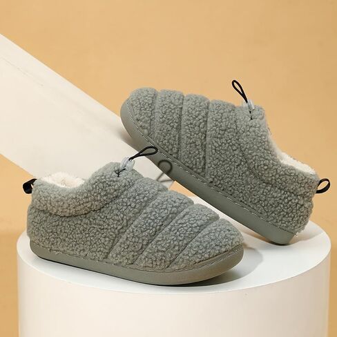 Women's Indoor Slipper Memory Foam Ladies Warm House Shoes Closed Back Non-Slip Indoor and Outdoor Slipper in Saudi Arabia
