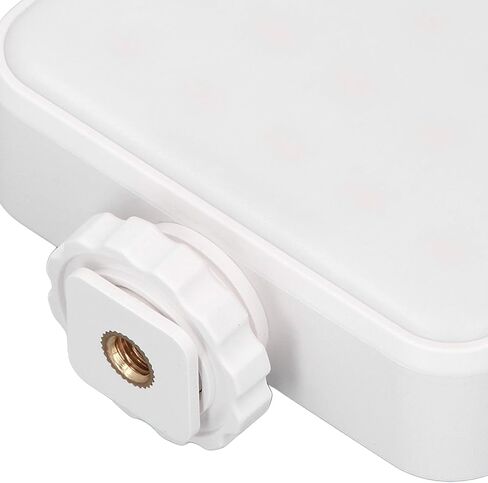 ضوء فيديو Dpofirs RGB، ضوء تصوير RGB LED 8 مستويات لضبط السطوع و3 حوامل للأحذية الباردة للأماكن الخارجية (أبيض) in Saudi Arabia