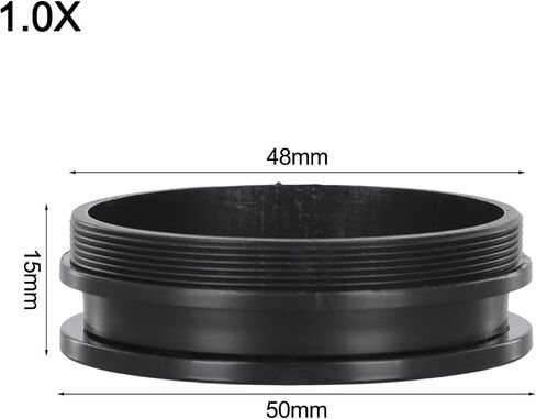 Barlow Lens For Trinocular Binocular Stereo Zoom Microscopes,48Mm Mounting Diameter Optics For Laboratory/Workshop Applications(0.7X) in Saudi Arabia