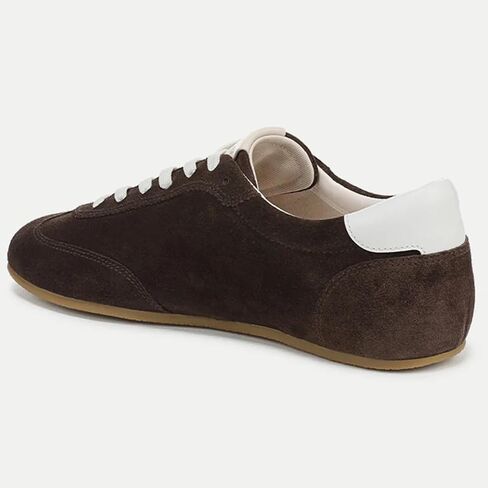 Suede Sneakers for Women Comfortable Round Toe Non Slip Retro Athletic Sneaker Casual Lace-Up Walking Lightweight Tennis Shoes in Saudi Arabia