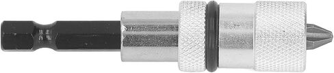 Adjustable Depth Magnetic Bit Holder, 2Pcs Hex 1/4in Holder with Cross Bits, for Gypsum Board, Terrace Building in Saudi Arabia