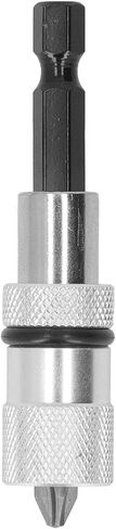 Adjustable Depth Magnetic Bit Holder, 2Pcs Hex 1/4in Holder with Cross Bits, for Gypsum Board, Terrace Building in Saudi Arabia