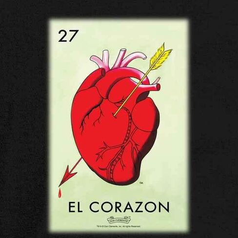 Pop Threads El Corazon Heart Loteria Card Mexican Bingo Infant Baby Boy Girl Bodysuit in Saudi Arabia