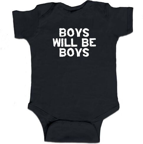 Boys Will Be Boys Funny Baby Boy Bodysuit Infant in Saudi Arabia