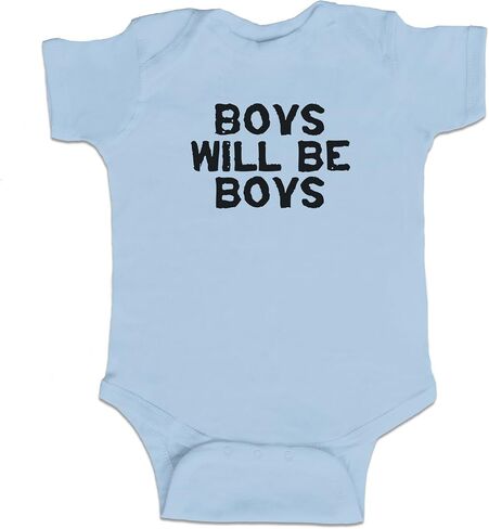 Boys Will Be Boys Funny Baby Boy Bodysuit Infant in Saudi Arabia