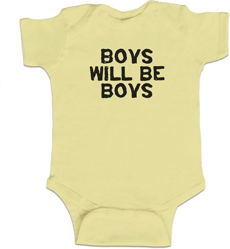 Boys Will Be Boys Funny Baby Boy Bodysuit Infant in Saudi Arabia