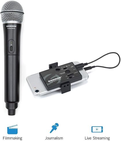 نظام Samson Go Mic Mobile الاحترافي اللاسلكي المحمول للفيديو المحمول (متجدد) in Kuwait