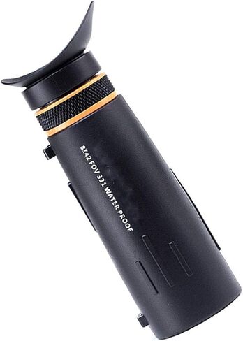Monocular Telescope, 10x42 Monocular Telescope, High Power BAK4 Prism Lens Monocular Compact Life Waterproof Portable Monocular with Wristband for Adult Bird Watching Outdoor Travel in Saudi Arabia