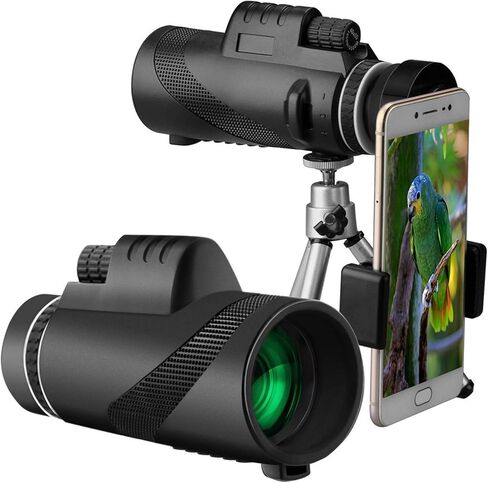 Monocular Telescope, 40 x 60 High Definition Bak4 【Monocular HD for Adult Bird Watching Outdoor Travel Sightseeing in Saudi Arabia