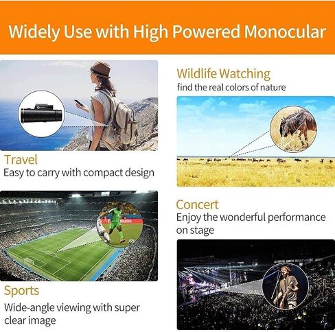 Monocular Telescope, 40 x 60 High Definition Bak4 【Monocular HD for Adult Bird Watching Outdoor Travel Sightseeing in Saudi Arabia