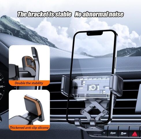 حامل هاتف السيارة لسيارة Infiniti QX QX30 QX50 QX55 QX56 QX60 QX70 QX80، قابل للتعديل 360 درجة، سهل التركيب، مشبك فتحة تهوية عالمية، حامل هاتف داخلي للسيارة in Saudi Arabia