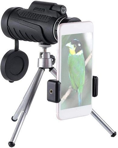 Monocular Telescope, 10x42 Monocular Telescope, HD High Power BAK4 Prism Lens Monocular Scope with Phone Adapter and Tripod Life Waterproof Monocular for Adult Bird Watching Outdoor in Saudi Arabia