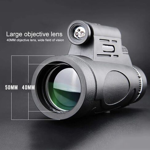 High Power Binoculars, Monocular Telescope, 12x50 High Power HD Monocular for Bird, Monoculars Binoculars for Adults BAK4 Prism for Wildlife Camping Travelling Wildlife in Saudi Arabia