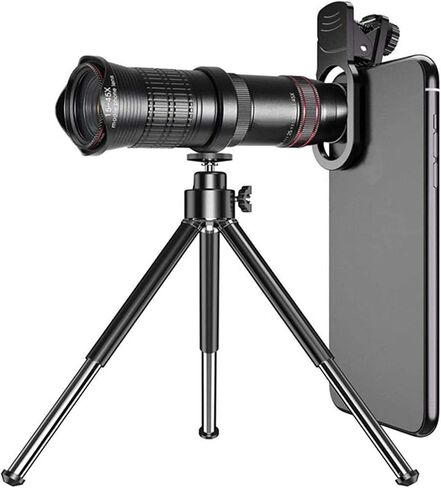 15-45X Monocular Telescope, Super Telephoto Zoom HD Waterproof Monocular with Smartphone Adapter and Tripod for Adult Bird Watching Outdoor Travel Sightseeing in Saudi Arabia