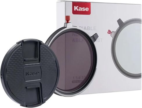 Kase 52 مم 3 في 1 توقفات ND1.5-8 متغيرة + CPL + مرشح عدسة كاميرا 1/4 ضباب أسود، ND3 إلى ND236 مرشح تأثير دائري مستقطب متعدد الطبقات بكثافة محايدة لتصوير الفيديو في الهواء الطلق في الاستوديو in Saudi Arabia