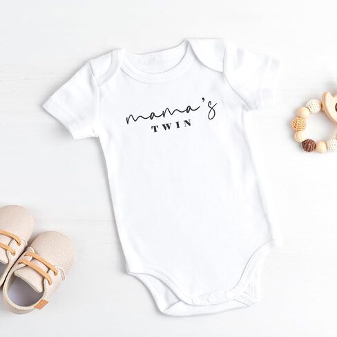 Printique Organic GOTS Certified Baby Onesie Unisex Bodysuit 0-18 months - For Mom in Saudi Arabia
