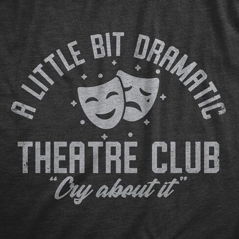 Crazy Dog T-Shirts A Little Bit Dramatic Theatre Club Baby Bodysuit Funny Cute Emotional Crying Jumper for Infants in Saudi Arabia