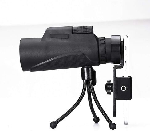 HD Digital Telescope Monocular Telescope Adults Telescope 12X50 HD Baka-4 Prism Green Film Portable Telescope Outdoor Bird Watching Black for Adult Bird Watching Outdoor Travel in Saudi Arabia