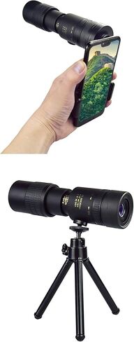 Monocular Telescope with Telescopic Tripod, 10-30 Zoom Mobile Phone Camera Mini Telescope, 40mm Magnifying Glass Caliber Zoom Telescope for Adult Bird Watching Outdoor Travel Sightseeing in Saudi Arabia