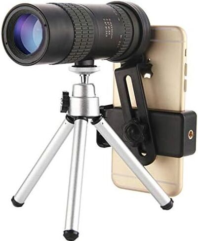Monocular Telescope with Telescopic Tripod, 10-30 Zoom Mobile Phone Camera Mini Telescope, 40mm Magnifying Glass Caliber Zoom Telescope for Adult Bird Watching Outdoor Travel Sightseeing in Saudi Arabia