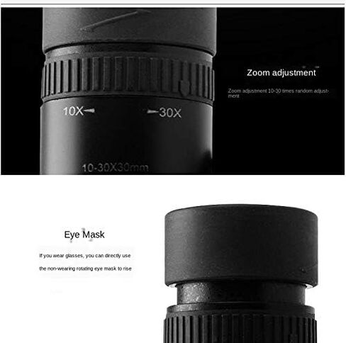 Monocular Telescope with Telescopic Tripod, 10-30 Zoom Mobile Phone Camera Mini Telescope, 40mm Magnifying Glass Caliber Zoom Telescope for Adult Bird Watching Outdoor Travel Sightseeing in Saudi Arabia