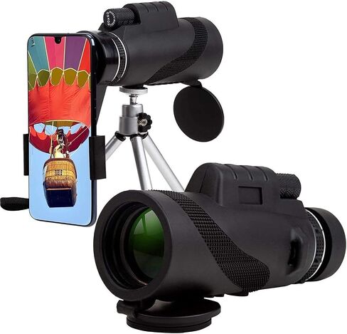 Monocular Telescope 16x52 Monocular Double Focus Zoom Adjustment with Mobile Phone Holder Waterproof Monocular Set Telescope - in Saudi Arabia