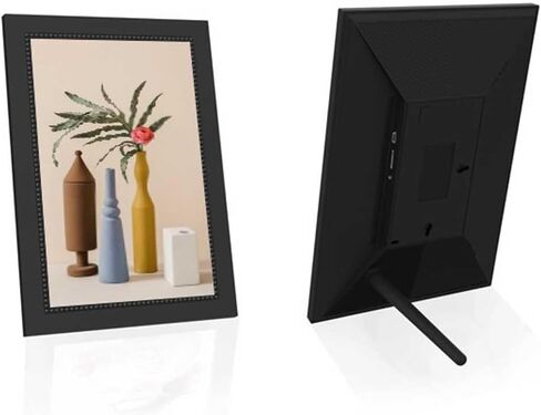 10-Inch Digital Photo Frame, HD IPS Screen, Smart Cloud Frame, Share Photos, Videos & Music via App, Daily Alarm Clock & Auto Shutdown in Saudi Arabia