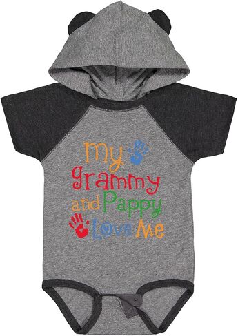inktastic Grammy and Pappy Love Me Baby Bodysuit in Saudi Arabia