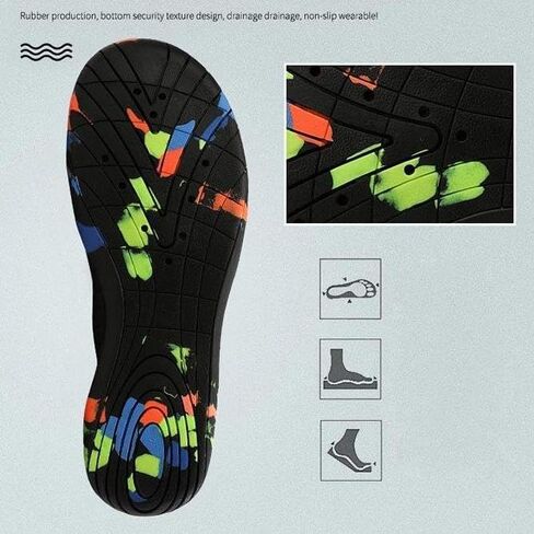 أحذية مائية من Aqua Socks بتصميم حافي القدمين سريع الجفاف للكرة الطائرة الشاطئية in Kuwait
