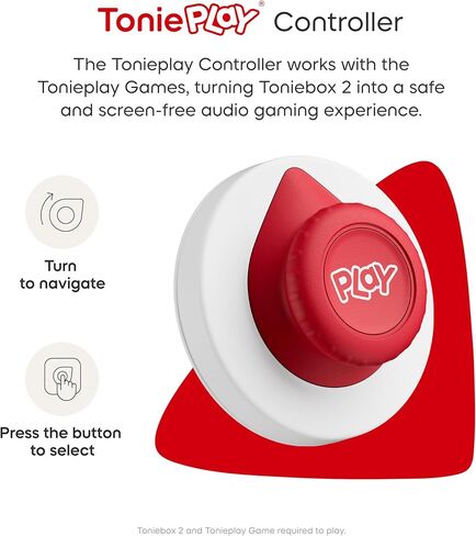 مجموعة مشغل الصوت Toniebox 2 للأطفال بعمر 3 سنوات فما فوق مع Lalalinos Akio وCosmo وScout Figurines وTonieplay Game & Controller - أزرق سماوي in Saudi Arabia