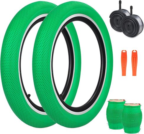 ZUKKA 20 x 2.4 Bike Tire 2 Pack 20 inch x 2.4 BMX Bike Tire Folding Replacement Tire for MTB Mountain Bike, BMX Bicycle Commuter Bike in Saudi Arabia