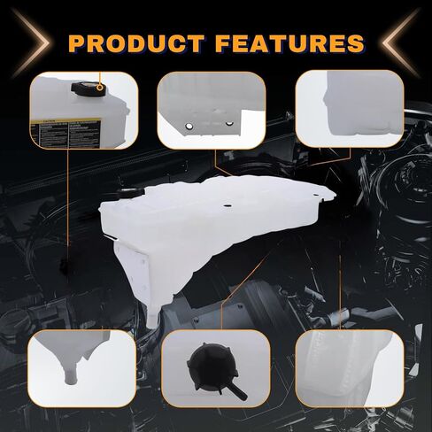 TORQUE Coolant Tank Reservoir w/Cap & Sensor Compatible with 2008-2017 Kenworth and Peterbilt Trucks T660 T800 W900 T880 335 337 365 386 389 Replaces 603-5403, 6035403, N5346001 (TR599-KCT) in Saudi Arabia